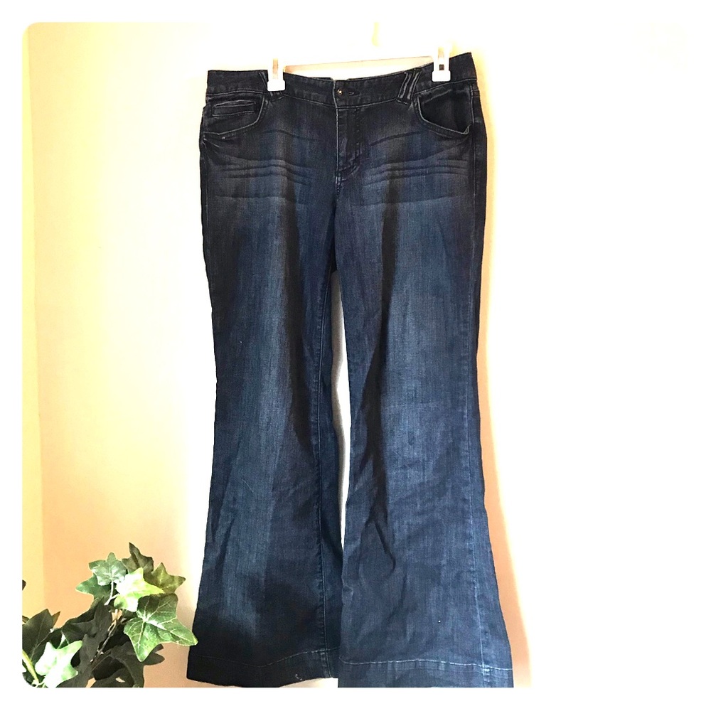 Women’s Massimo Blue Wide Leg Denim Jeans Size 12